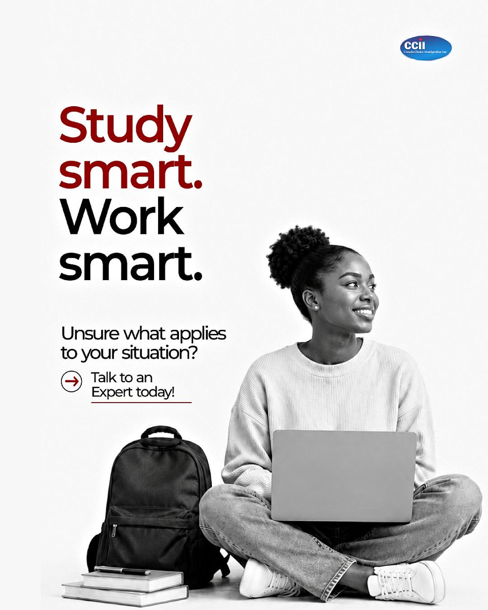 canadachoice1's tweet photo. Yes, international students can work while studying, but there are important rules you need to know. Understanding these rules can help you stay compliant and make the most of your study experience.

Have questions about studying and working in Canada? Drop them in the comments or send us a DM today!

#StudyInCanada #CanadaStudentVisa #WorkInCanada #InternationalStudents #CanadaImmigration #StudyAbroad #CanadaLife #VisaTips #CCII #ImmigrationConsultant