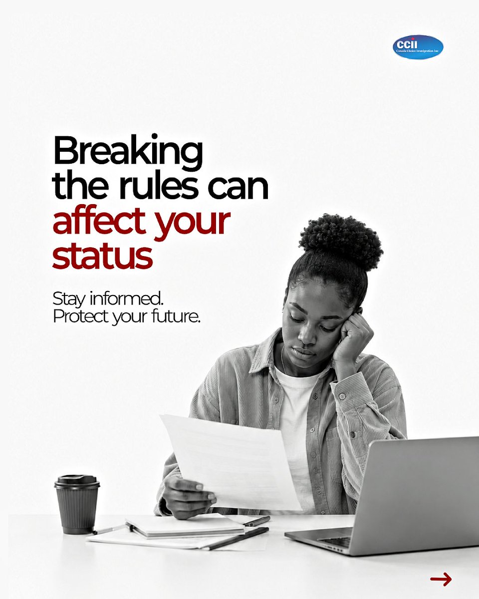 canadachoice1's tweet photo. Yes, international students can work while studying, but there are important rules you need to know. Understanding these rules can help you stay compliant and make the most of your study experience.

Have questions about studying and working in Canada? Drop them in the comments or send us a DM today!

#StudyInCanada #CanadaStudentVisa #WorkInCanada #InternationalStudents #CanadaImmigration #StudyAbroad #CanadaLife #VisaTips #CCII #ImmigrationConsultant