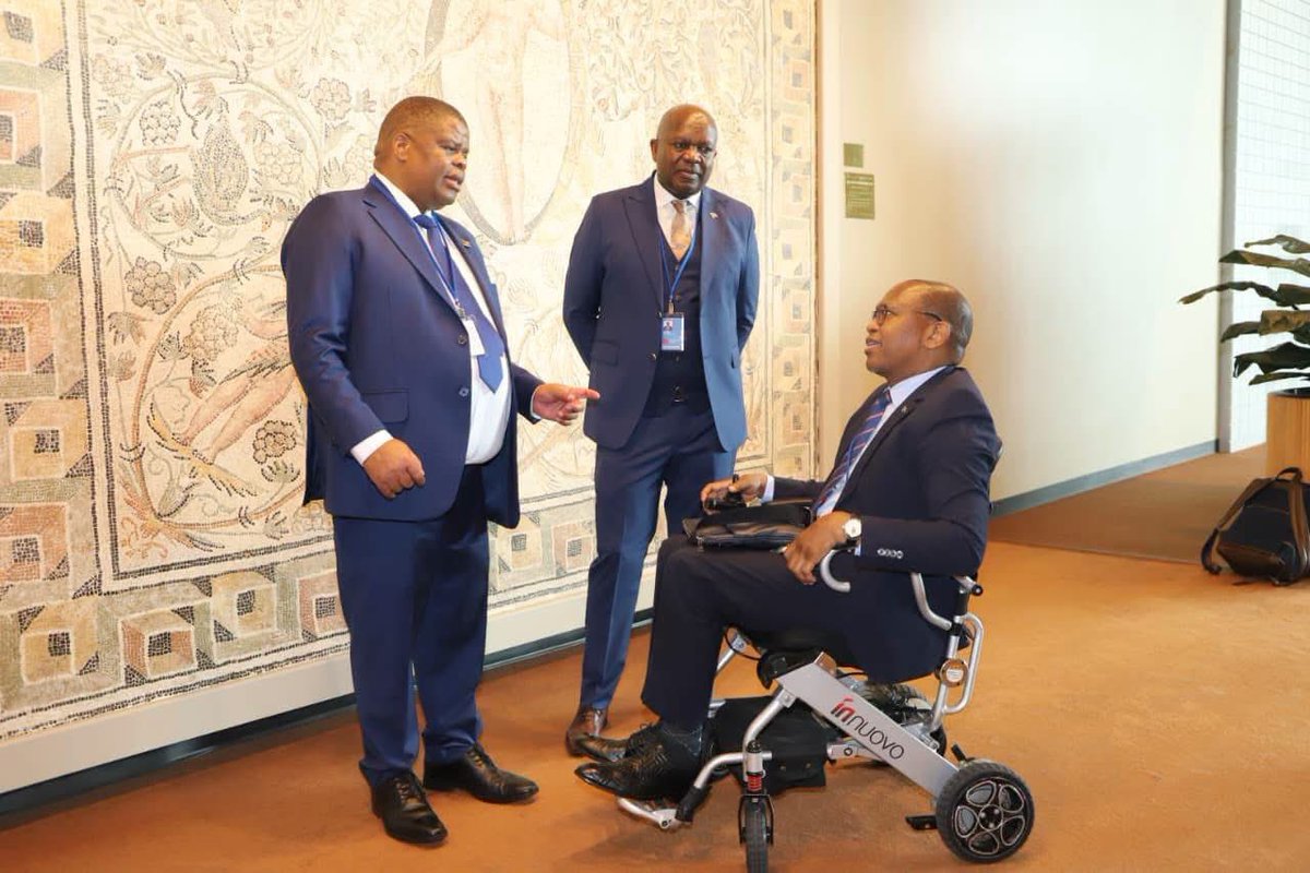 DpmeOfficial's tweet photo. #HLPF2026 Deputy Minister @SeisoMohai joined by Deputy Minister Mahlobo &amp; Ambassador Nkosi met with Algerian counterparts in New York to strengthen bilateral relations &amp; reaffirm a shared commitment to sustainable development &amp; Africa’s priorities 🇿🇦🇩🇿

@GovernmentZA @DIRCO_ZA https://t.co/hdAA75Gb2Q