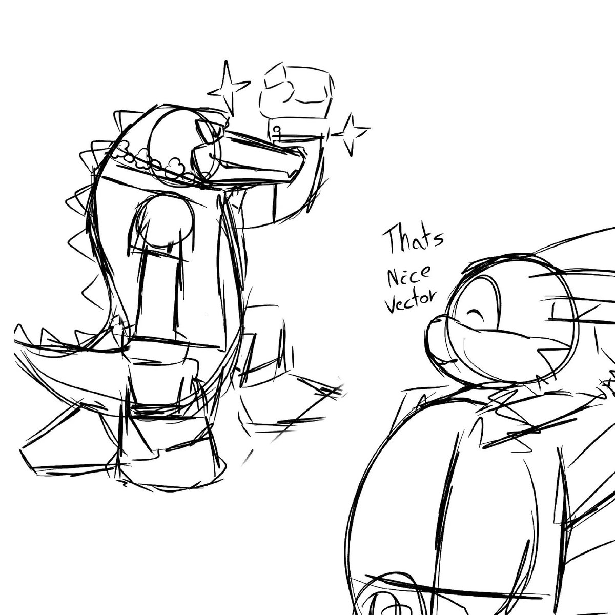 BigFroggyCat's tweet photo. Some more!
#bigctor #bigthecat #vectorthecrocodile https://t.co/wNdLtjquWX