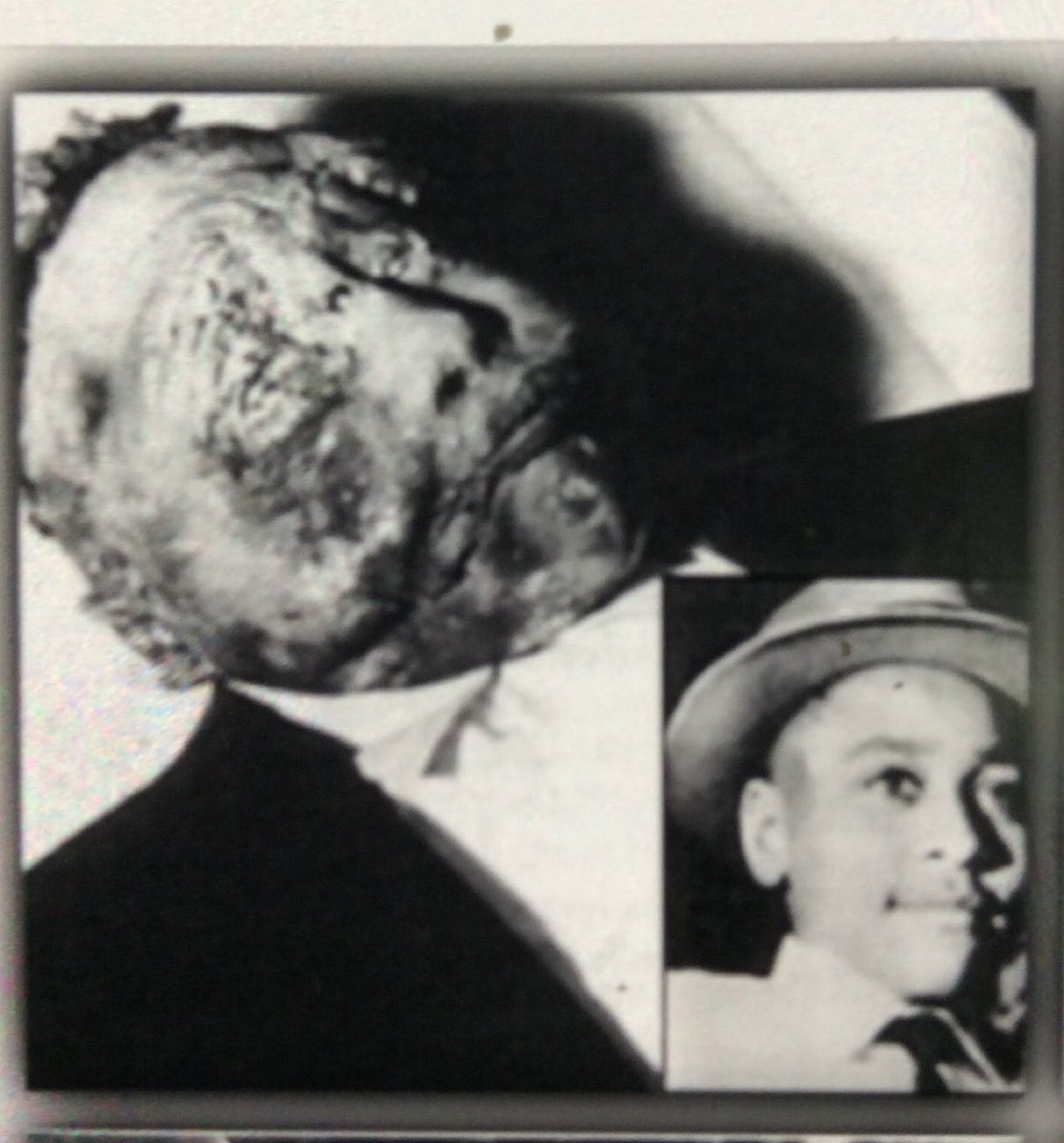 rirokpik's tweet photo. Emmett Till was only 14 when he was kidnapped and murdered. His mother insisted on an open casket so the world could see what racism had done to her son. https://t.co/kCke1cpwtq
