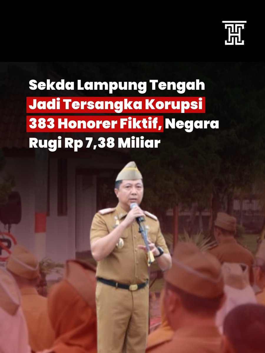 PurwoDeksi's tweet photo. Yang bisa otak atik  biasanya sih kalau bukan sekda ya BKD kira2 begitu.
Sekretaris Daerah Lampung Tengah, Welly Adiwantra, resmi ditetapkan sebagai tersangka dalam kasus dugaan korupsi perekrutan ratusan tenaga honorer fiktif di lingkungan Pemerintah Kota Metro.
makan sawo inggris