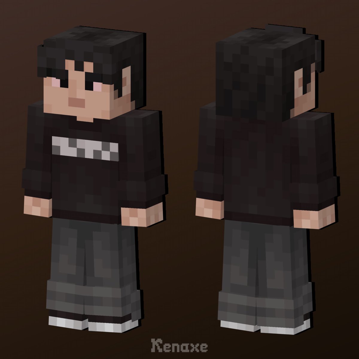 KenaxeSkins's tweet photo. Made a #Minecraft skin of my friend!

#art #pixelart #blockbench #commissionopen https://t.co/g3sdKRqiLI
