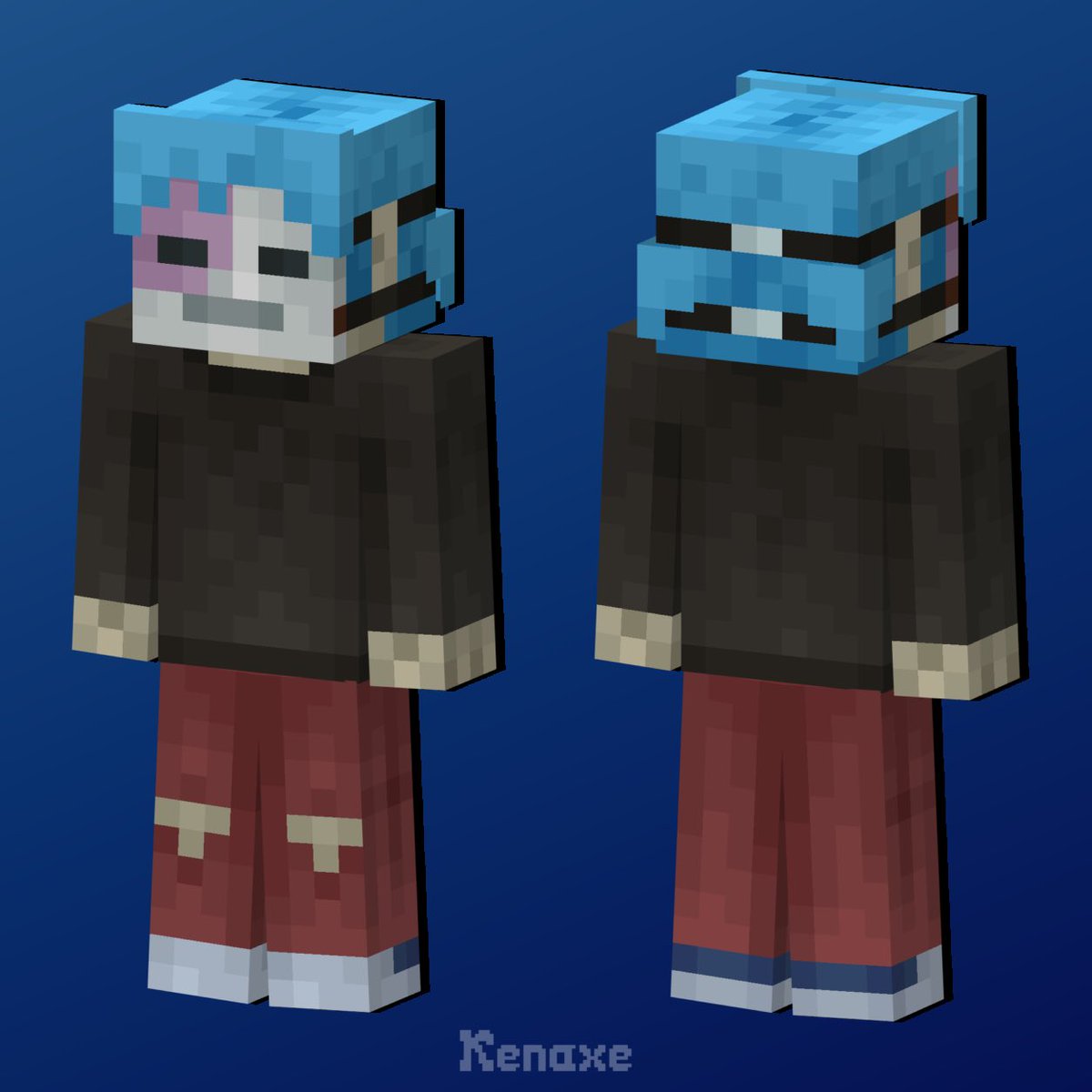 KenaxeSkins's tweet photo. Sal Fisher from Sally Face #Minecraft skin!

#sallyface #art #pixelart #blockbench #commissionsopen https://t.co/zcrroaK7ny