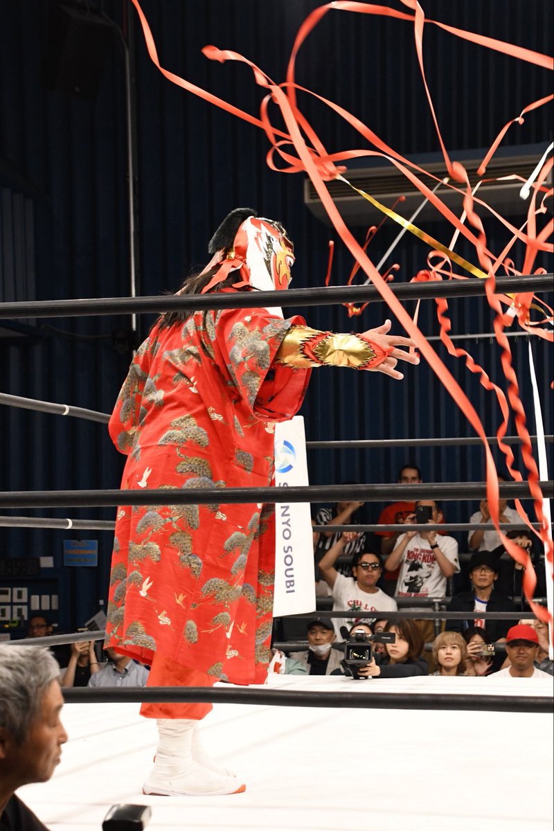 d19930723's tweet photo. 2026.7.11 #pwzero1 インイタ大会
5.#火祭り2026 Bブロック公式戦
◯佐藤嗣崇vsハヤブサ×① https://t.co/B7H1G3u1Ts