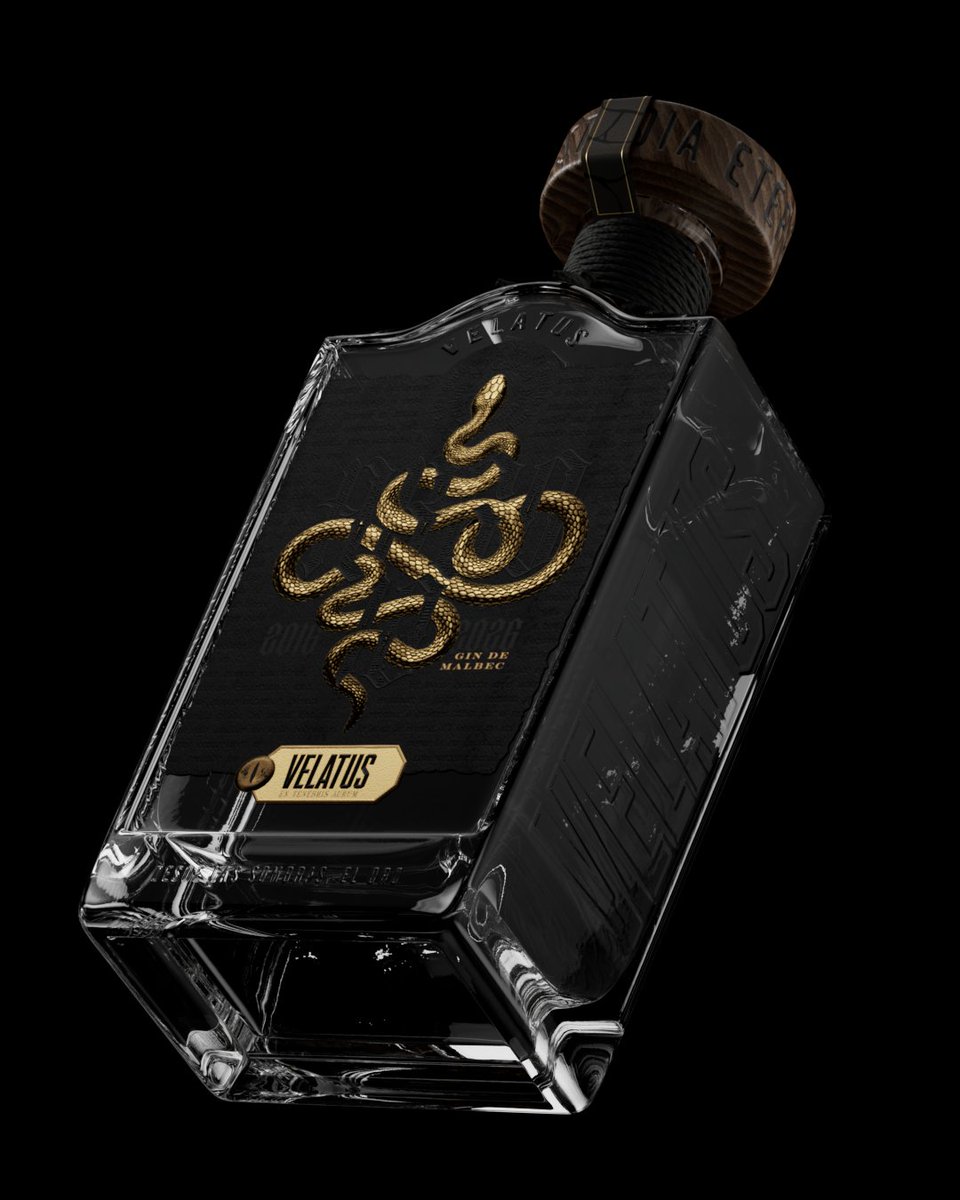 packagings's tweet photo. Velatus Gin de Malbec builds its entire identity around the myth of the sleepless #serpent, a guardian that never blinks and never rests, coiled across a black glass bottle in raised #goldrelief

https://t.co/d9hVR1bXFn

#packagingdesign https://t.co/O0oyub290d