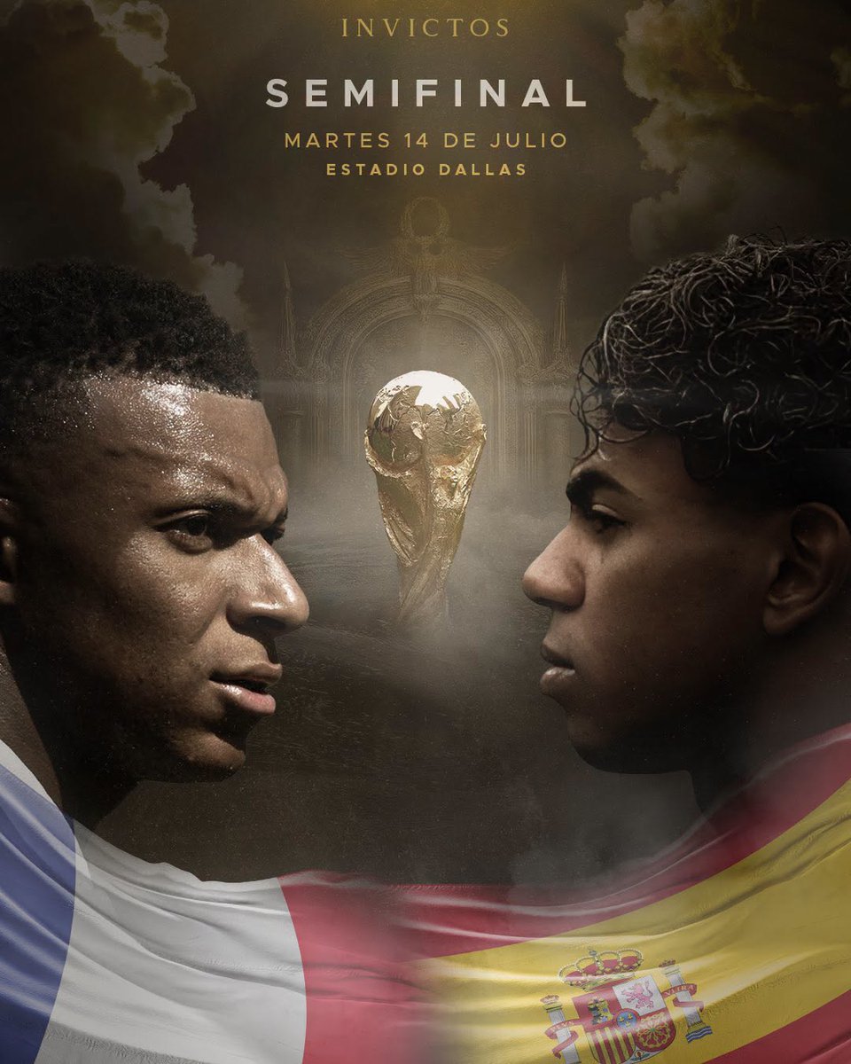 InvictosSomos's tweet photo. Por un lugar en la final de la Copa del Mundo. 

Por un boleto para el partido más importante que se puede jugar en el planeta. 

Será mágico. 

Será épico. 

SERÁ LEGENDARIO.