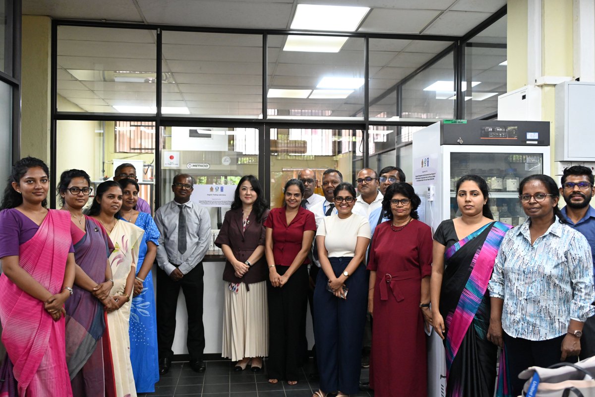 mtenundp's tweet photo. Attending the official handover of advanced laboratory equipment to 6 institutions yesterday under @theGEF funded project on chemicals and healthcare waste management was a timely reminder that protecting people and the planet begins with strong national systems.

This investment  valued at approximately Rs. 204 million will strengthen #SriLanka’s capacity to detect, analyse and regulate hazardous chemicals, including mercury, persistent organic pollutants and other chemicals of concern. It also reinforces the institutions working at the frontline of public and environmental protection, from border and market controls to laboratory analysis, research and regulatory oversight.

Beyond the equipment itself, the message is clear: sustainability, coordination and long-term ownership will be key to ensuring these investments continue to serve Sri Lanka well.

@UNDP is proud to support this important milestone, in partnership with the @Min_of_Env_SL and with the valued support of the Global Environment Facility (GEF).