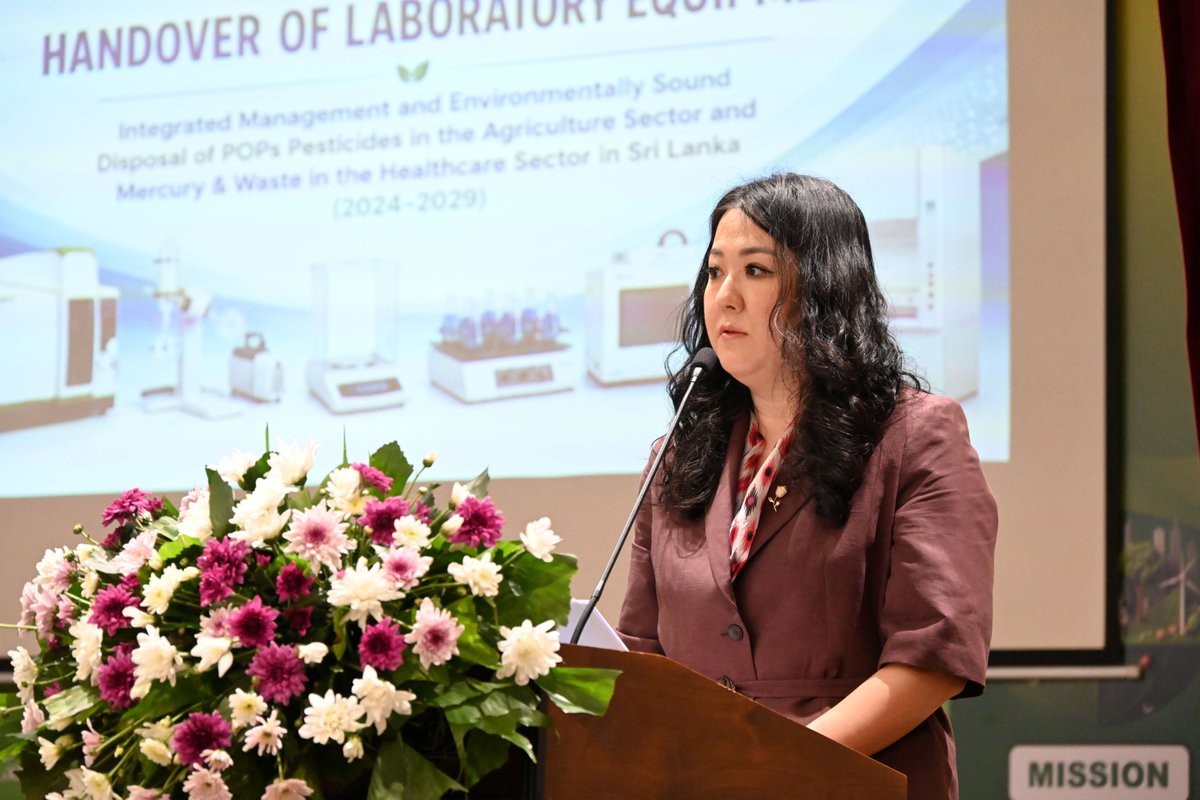 mtenundp's tweet photo. Attending the official handover of advanced laboratory equipment to 6 institutions yesterday under @theGEF funded project on chemicals and healthcare waste management was a timely reminder that protecting people and the planet begins with strong national systems.

This investment  valued at approximately Rs. 204 million will strengthen #SriLanka’s capacity to detect, analyse and regulate hazardous chemicals, including mercury, persistent organic pollutants and other chemicals of concern. It also reinforces the institutions working at the frontline of public and environmental protection, from border and market controls to laboratory analysis, research and regulatory oversight.

Beyond the equipment itself, the message is clear: sustainability, coordination and long-term ownership will be key to ensuring these investments continue to serve Sri Lanka well.

@UNDP is proud to support this important milestone, in partnership with the @Min_of_Env_SL and with the valued support of the Global Environment Facility (GEF).