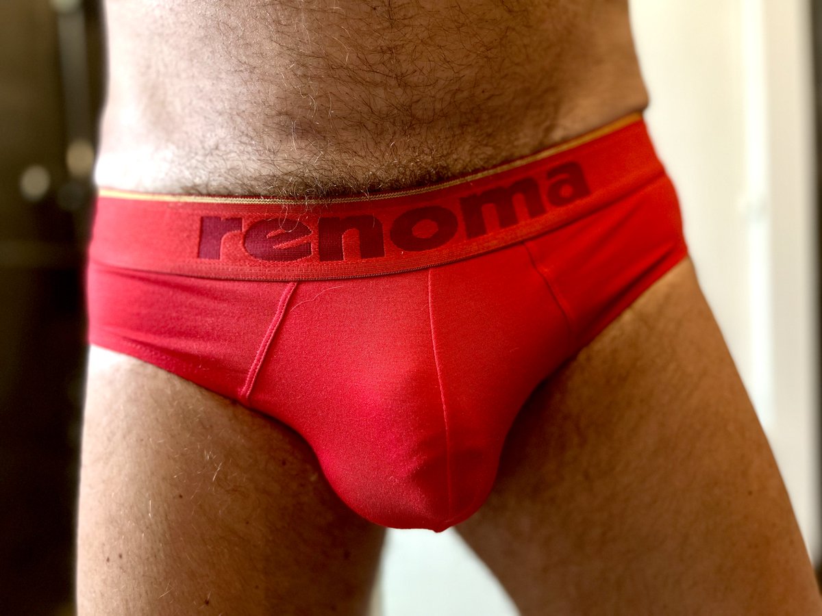 Yfronts's tweet photo. Red Briefs Today 😈 https://t.co/LLjaCaBtvx