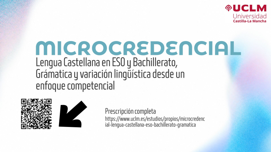 CEP_UCLM's tweet photo. 📖 Actualiza tus competencias docentes en gramática y variación lingüística desde un enfoque competencial.

Abierto el plazo de inscripción para la Microcredencial en Lengua Castellana en Eso y Bachillerato 📝https://t.co/8RjXFl08mL

@uclm_es https://t.co/OmGCrqfP2Z