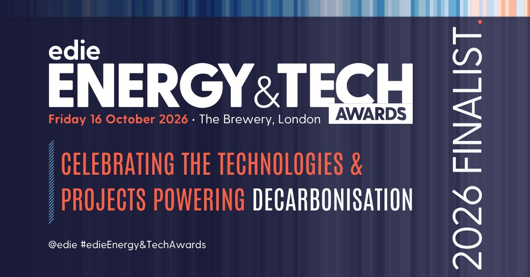 AmeyLtd's tweet photo. E60+ has been shortlisted for Product of the Year at the @edie Energy &amp; Technology Awards 2026.

Developed with GridEdge and @NationalHways, E60+ uses AI and building data to optimise energy use, reduce carbon and support net zero.

#edieAwards #NetZero #Innovation https://t.co/5jI7MgHmLc
