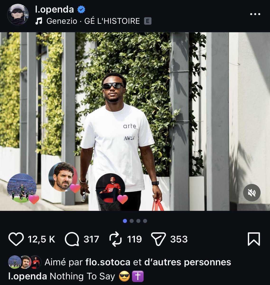 benjaminxhr's tweet photo. Jean Louis Leca qui like le dernier post de Loรฏs Opendaโฆ รa nโรฉtait plus arrivรฉ depuis son dรฉpart du club ๐๐ด๐ก#Openback https://t.co/tmP48AvVYF