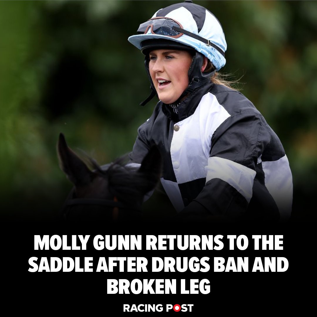 RacingPost's tweet photo. 🗣️ "The worst six months of my life"

Apprentice jockey Molly Gunn is looking forward to moving on from the toughest period of her career 👇