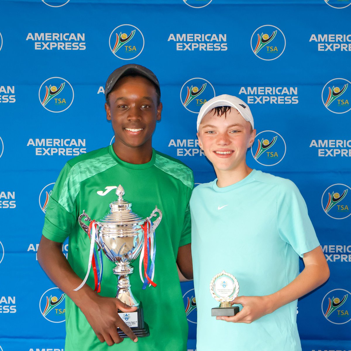TennisSA's tweet photo. The Benoni Super 8 Finals recap 🏆🎾

What a week of tennis! The finals are officially done and dusted! 

A huge congratulations to our section winners: Shane Furrows, Marjan Japarova, Vladimir Ignjatov, Jesse de Villiers, Mpho Bowers, Emma Van Rooyen, Regardt Delport and Georgia Frankish! 👏