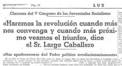 AmargaProgres's tweet photo. #DatoMataRelato #Portadas de diario "El Socialista" Diario del @PSOE durante la #IIRepublica, que demuestra la falsedad, de la ley de #MemoriaDemocrática la cual ni es memoria ni democrática #LargoCaballero https://t.co/PmjD4qrT8F