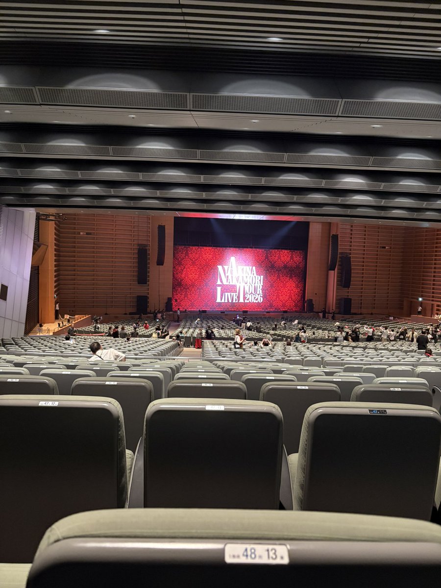 astar3202's tweet photo. 1階席の最後尾49列だよ https://t.co/TcFyjeCBFe