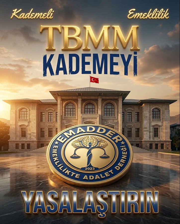 KepDeniz's tweet photo. Kademel Emeklilik Torba Yasaya

@isikhanvedat @memetsimsek @HMBakanligi
@ilhan_hatipoglu @TBMMresmi @Hayati_Yazici
@mustafaelitas @EmadDernegi @Akparti @RTErdogan @iletisim @eczozgurozel @erbakanfatih 

#KademeHakkınıİstiyor https://t.co/rWUKlNDsjh