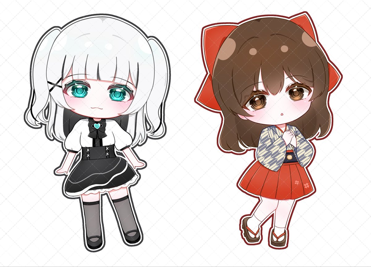 Tuki___nyan's tweet photo. フォロワー様の
ミニキャラ描かせていただきました🫶💗

7/16の？時にミニキャラ
先着〆で募集出します(ت)✨️
 #月にゃーと #イラスト https://t.co/ZEj5S9keKa