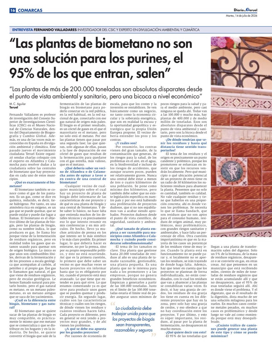 TeruelExiste_'s tweet photo. L@s ciudadan@s informad@s toman decisiones reflexivas y conscientes para una sociedad más justa.
Informarnos es nuestra obligación, adentrarnos en los proyectos, ver pros y contras es un ejercicio saludable para nuestros #pueblos y #democracia
En DiariodeTeruel, @FernandoVallada https://t.co/W4whtYISE1