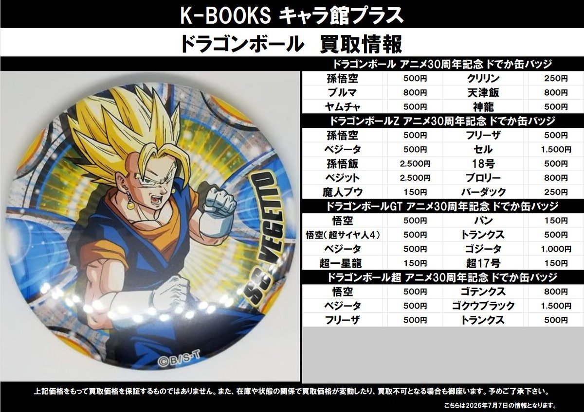 買取情報】 ドラゴンボール ☆ドラゴンボール アニメ30周年記念 ドでか