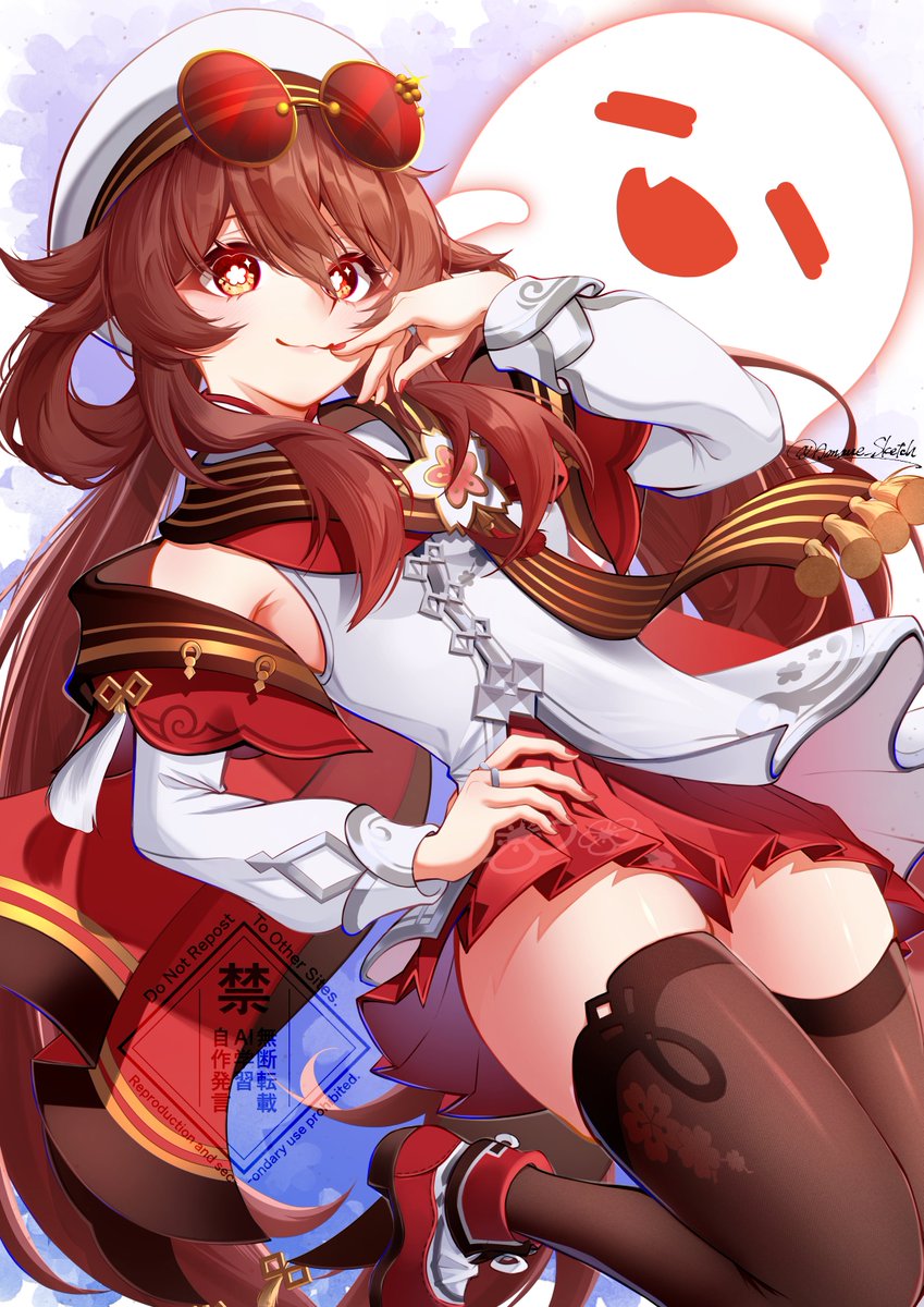 Amane_Sketch's tweet photo. 胡桃新衣装　再掲①

#GenshinImpact  #HuTao https://t.co/o8iJpQ6V9Y