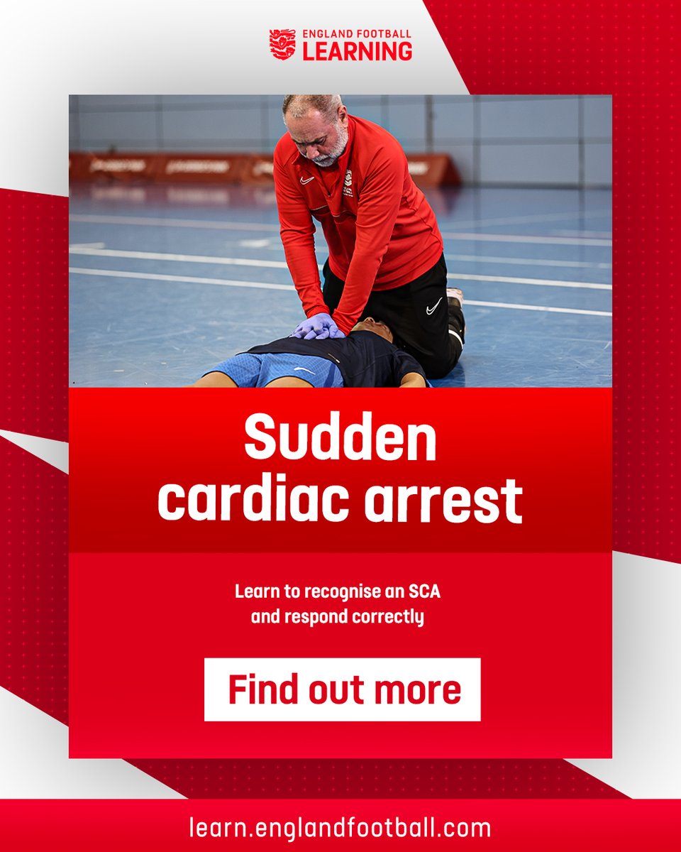 EnglandLearning's tweet photo. Sudden Cardiac Arrest is our free, online module designed to help you recognise and respond appropriately should an emergency arise.

It takes less than an hour to complete and will help you make a difference.

Get started 👇