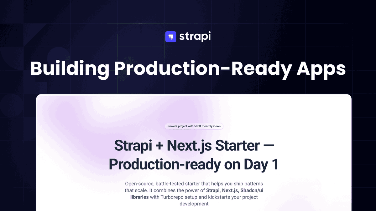Strapi tweet media
