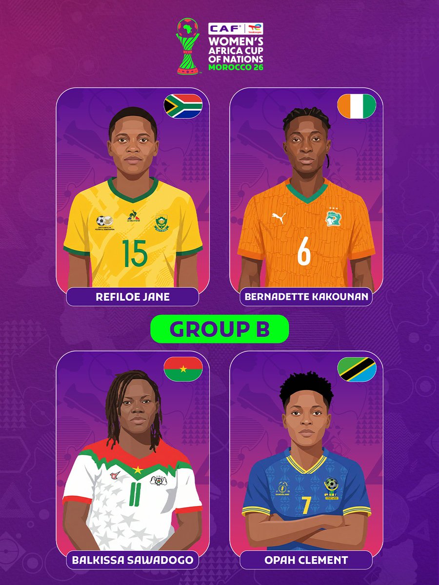 CAF Women Football tweet media