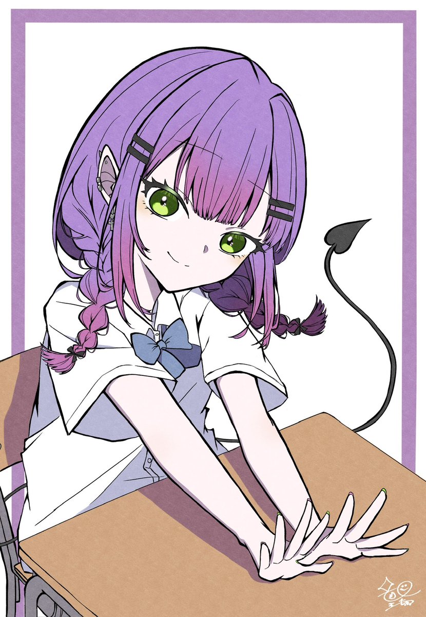 _mofu_sousaku's tweet photo. 🏫💮💜
#TOWART https://t.co/fQqWy1jPsf