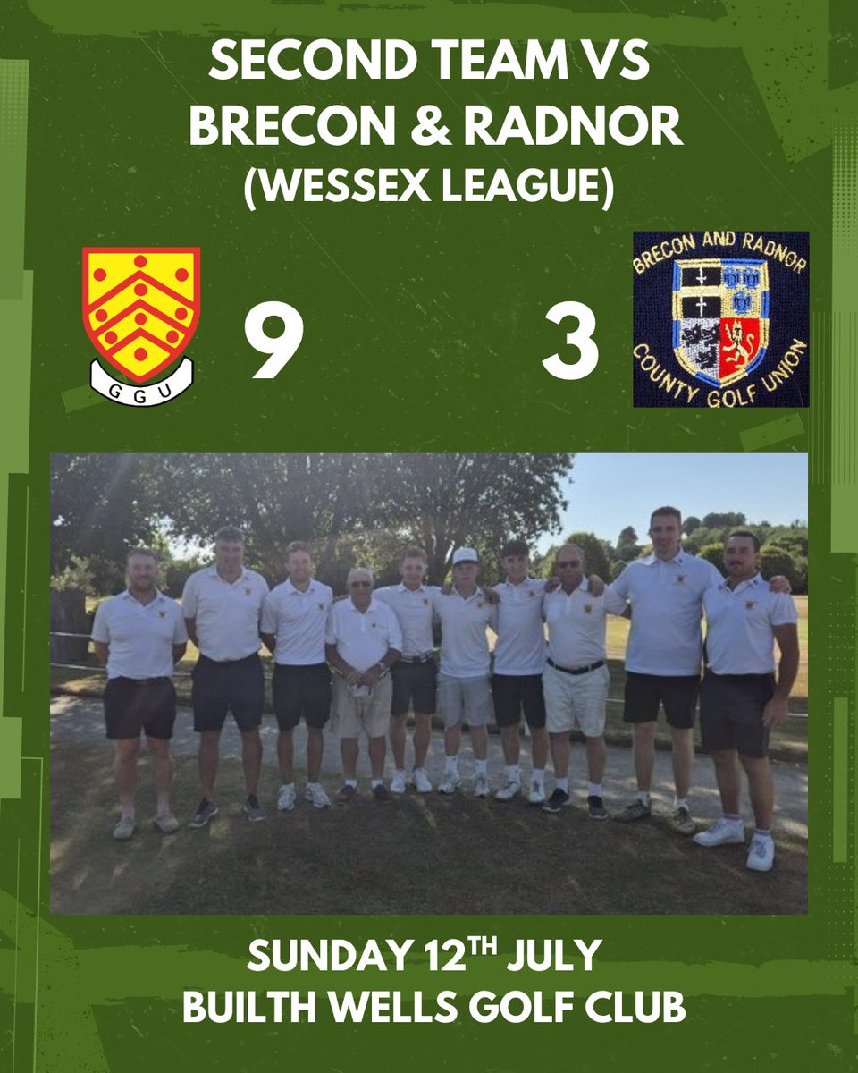 Glosgolf's tweet photo. GLOUCESTERSHIRE Second Team started their Wessex League campaign with a WIN against Brecon & Radnor at Builth Wells GC at the weekend. Full Results: https://t.co/27HTBpaaQg #GloucestershireGolf #WessexLeague #BuilthWellsGC #GolfWin #BreconandRadnor https://t.co/txLbgqSJBE