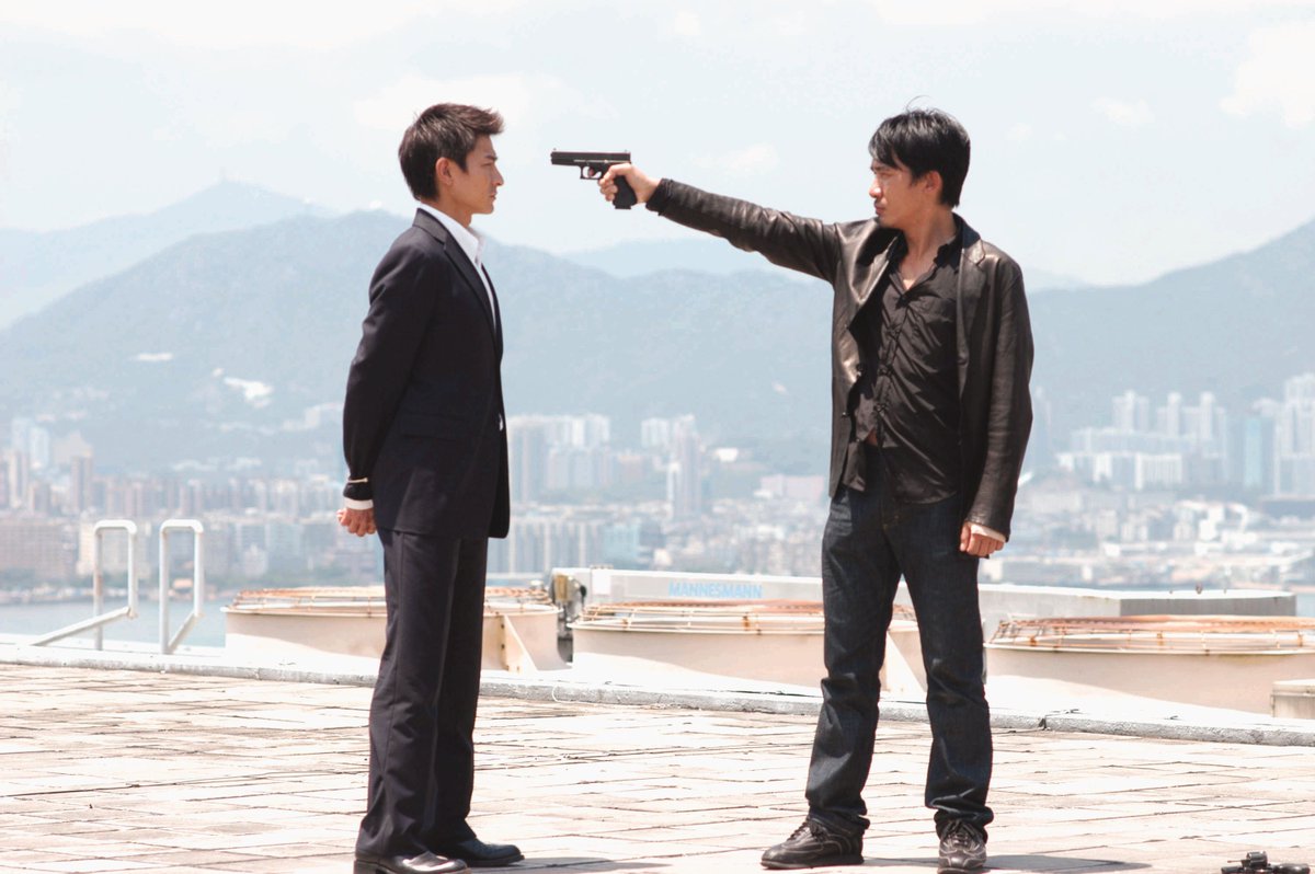 BS12_eiga's tweet photo. 17日（金）よる7時50分～📣

『インファナル・アフェア』

警察と犯罪組織それぞれに潜入を命じられた２人の男が、10年の時を経て対決の時を迎える姿を緊迫感溢れるタッチでスリリングに描く💥

インファナル・アフェア3部作⭐
https://t.co/RBjpCcMTqQ
#BS12 #無料放送 https://t.co/xbESQjtcBb