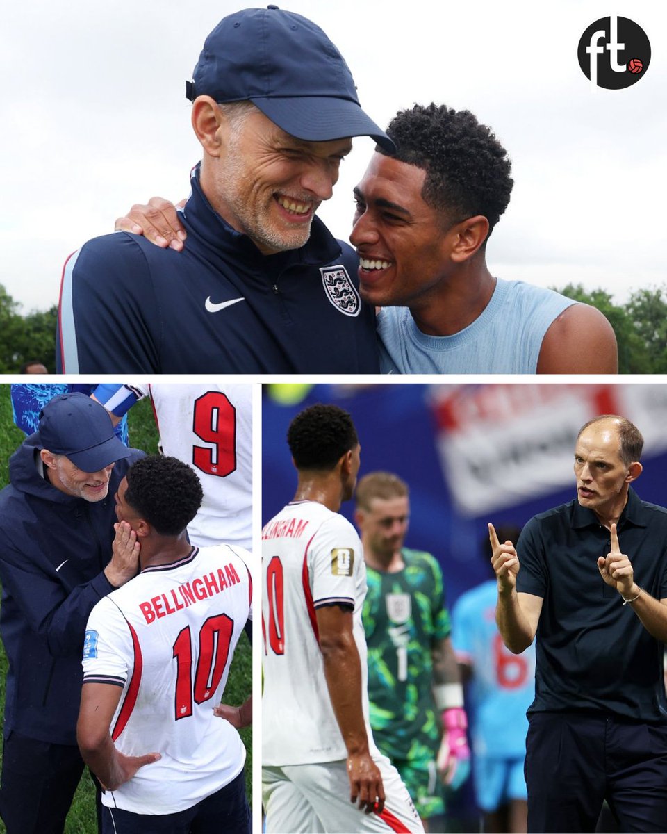 Footballtweet's tweet photo. 🏴󠁧󠁢󠁥󠁮󠁧󠁿🔥 Jude Bellingham has scored a goal every 168 minutes under Thomas Tuchel. 

That's his best goals per minute ratio under any manager in his career. https://t.co/N99nSLNnbU