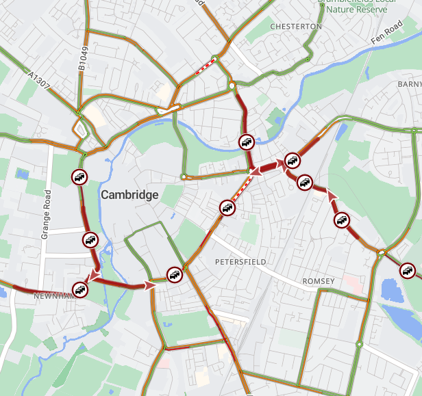 Cambs_Traffic's tweet photo. ⚠️🚦#A603 East Road #Cambridge
HEAVY traffic on all approaches due to temporary signals in place at its junction with Mill Road for emergency works by @CadentGasLtd also affecting:

#A603 #Barton Road #Newnham
#A1134 Elizabeth Way & Newmarket Road
Coldhams Lane

Please allow extra time for your journey and avoid the area if possible.