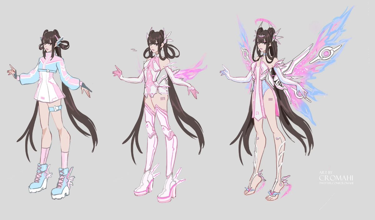 cromahi's tweet photo. #winxoc #winx #oc 

Additional c°mmissioned designs for adoptable character I created (middle) for Iebrinenn Envorth (VK)🌸

Everyday, basic transformation and Enchantix https://t.co/CsUXcWhebp