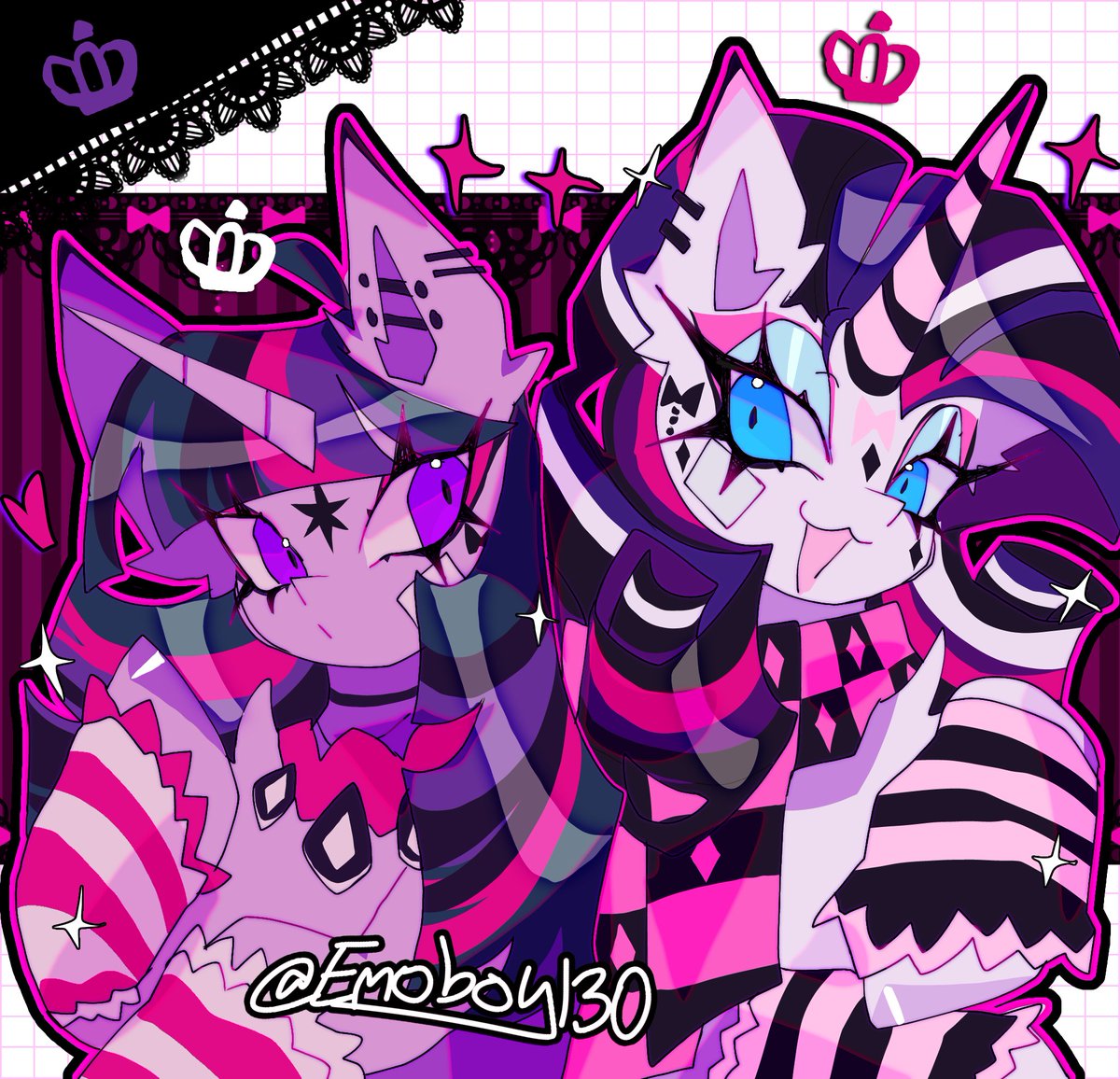 Emoboy130's tweet photo. Cuz every time we touch 💜

#mlp #art #mlptwt #mlpart https://t.co/DEVNY6cLPh