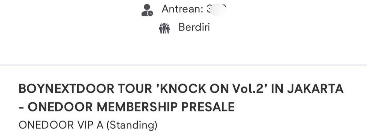 giantTSm's tweet photo. WTS #KNOCK_ON_Vol_2_IN_JAKARTA 

vip pen A qn 35X 
$330 SGD / $300 SGD if pay within 24hr
will help you xchange wristband ✅

if you want to pay half and other half on concert day also ok!!! 

#KNOCK_ON_Vol_2_IN_ASIA https://t.co/3uKKxyXHy7