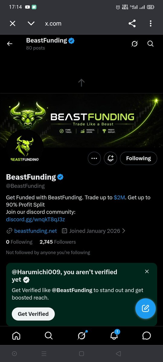 Harumichi009's tweet photo. @BeastFunding @ROW_Community  @JoshTrades_  @CryptoKaleo  LETSGOOOO GUYS https://t.co/RLMVr0IHZ4