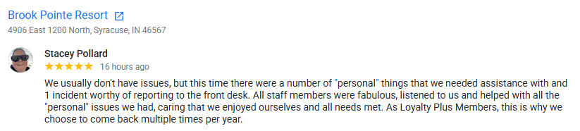 brookpointeinn's tweet photo. Check out our newest review from Google posted today!

"All staff members were fabulous, listened to us and helped with all the "personal" issues we had. As Loyalty Plus Members, this is why we choose to come back multiple times per year." 5/5

https://t.co/g4NSVVPeKW https://t.co/hLPzSnFrou