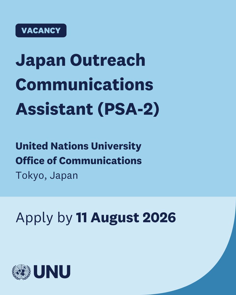 United Nations University tweet media