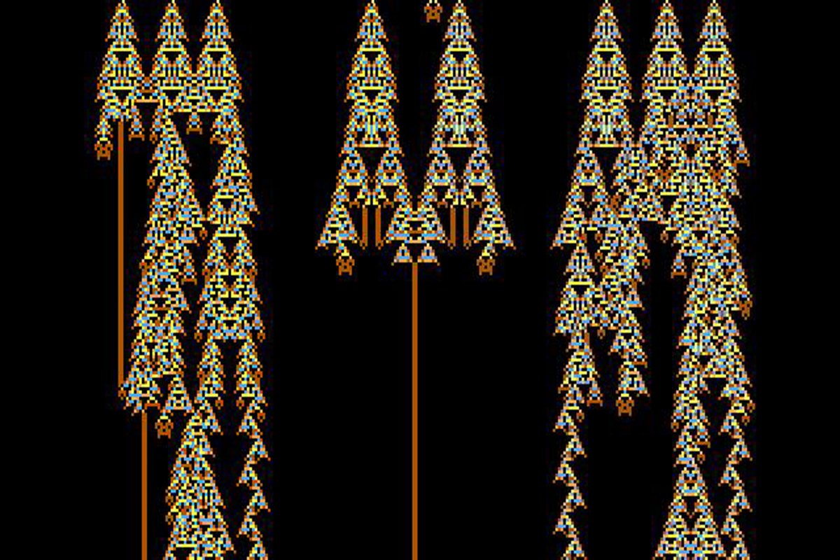 Foundation_HWF's tweet photo. Herbert W. Franke's P-Principle

Right now, much of my time is dedicated to the final editorial preparations for the third book of the Edition Herbert W. Franke, published by Deutscher Kunstverlag and Foundation HWF. To me, this is Herbert’s most important book, as it perfectly blends science and art. @HerbertWFranke 

The main theme:
In modern physics, the interplay between natural laws and chaos is considered a fundamental principle of pattern formation, evolution, and the preservation of life. The most important link is the concept of deterministic chaos, upon which the self-organization of matter is based. It developed through the research of Edward Lorenz. In contrast, non-deterministic chaos loses any hidden mathematical structure, such as that found in the Lorenz attractor. There are then no underlying rules left to govern the system as they do in deterministic chaos. For many, this is the reason why they reject the influence of true randomness in nature as fundamentally non-deterministic pure noise. For Franke, this was the starting point for his reflections on the P-principle. He systematically developed the interplay between law and true randomness on a higher level: as an information-theoretically superimposed control structure. While pure, non-deterministic chaos scatters blindly in all directions, the overarching information-theoretic moderation of the P-principle ensures that the evolution of the cosmos receives a clear direction: increasing complexity. The program allows chaos to occur at those points where innovation, evolution, and biodiversity are intended to arise (e.g., in mutations). At the same time, however, it confines chaos through the laws of nature to prevent the system from "crashing" into total chaos. Thus, the development of the cosmos receives a teleological principle that inevitably leads to consciousness and intelligent structures within this calculating space.

To explore his concept of 'calculating space', he experimented with cellular automata, which we are now making accessible once more for this anniversary year through a joint project with the Vienna Museum of Science and Technology.