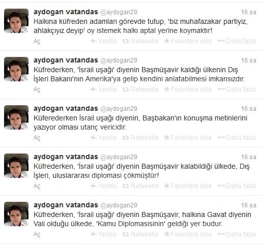 _aydinunal's tweet photo. Bu twitleri 18 Kasım 2013’te atmıştım. FETÖ gücünün en zirvesindeydi. Bir ay sonra da beni 25 Aralık dosyasına dahil edip tutuklamayı planlamışlardı. Fetullah Gülen bizzat benim ve @varank ‘ın ismimizi söyleyerek hedef göstermişti.

O günlerde FETÖ’cülerin ölüm tehditlerinden değil de yakınımızdakilerin “fitne çıkarıyor, Hocaefendiye hakaret ediyor” şikayetlerinden korkuyorduk.

Sonra o yakınımızdakiler önemli mevkilere geldiler, bu sefer bizi FETÖ’cü olmakla itham ettiler, savcıya ifade vermek zorunda bile kaldık.

Hiç önemli değil. Çok güzel kavga ettik. Çok haklı bir kavga verdik. Hamdolsun ülke kazandı, millet kazandı.

Ama çok güzel kavga verdik @varank