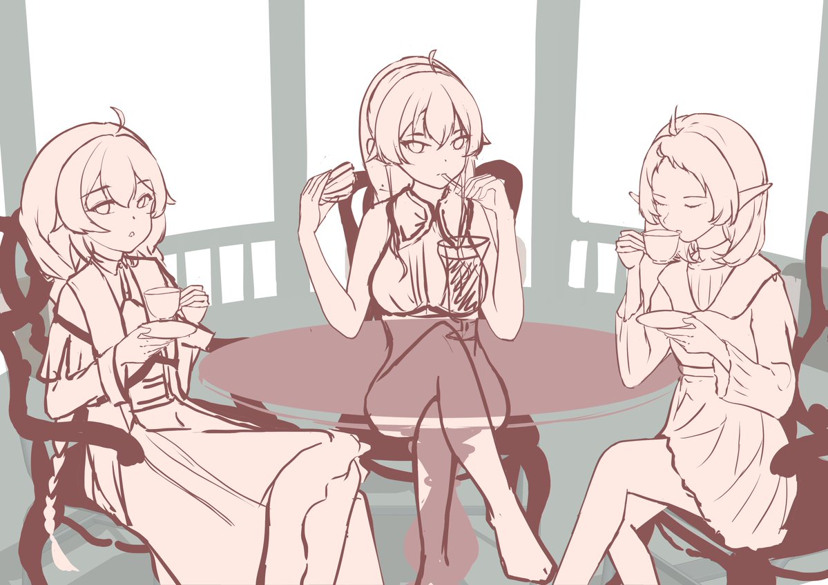yui772882992's tweet photo. WIP  

＃無職転生　#MushokuTensei　#Sylphiette　#ErisBoreasGreyrat　#roxymigurdia https://t.co/yRImuRelM8