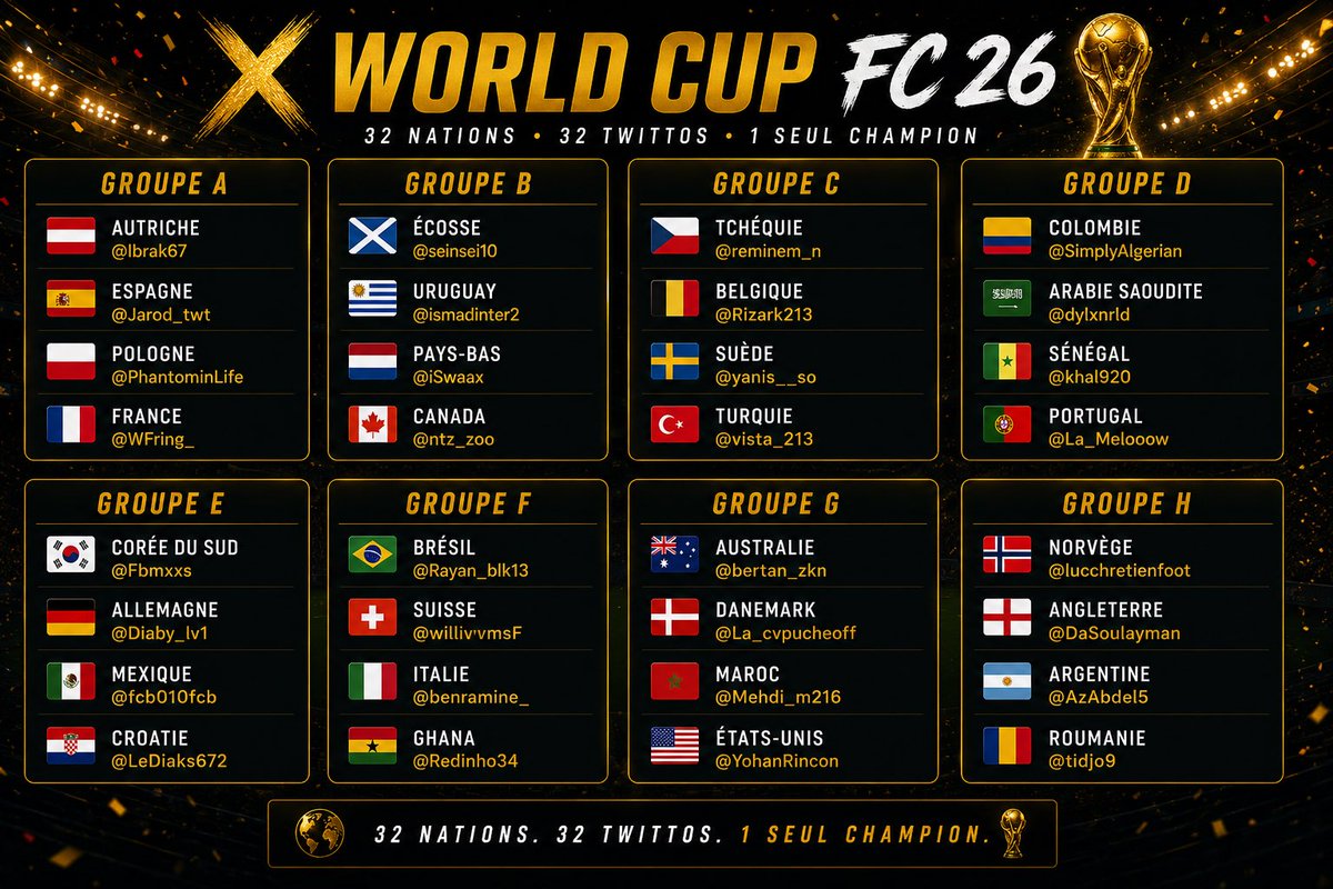 🏆 X WORLD CUP 🏆 tweet media