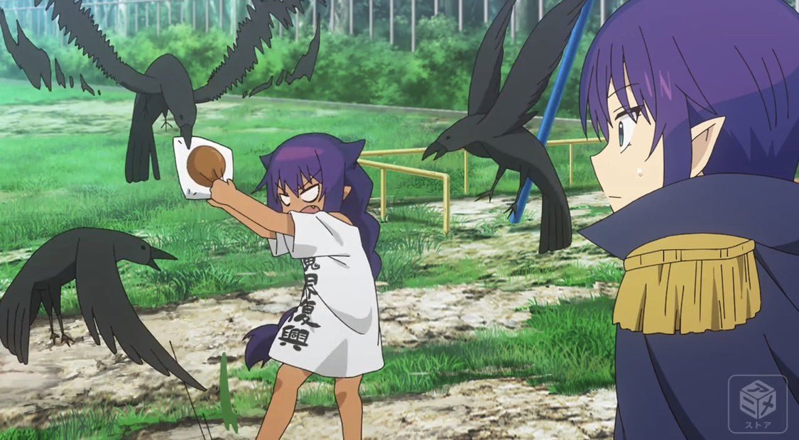 mist_asa's tweet photo. 女の子が鳥に襲われるアニメは名作 https://t.co/AlGnEQMsJl