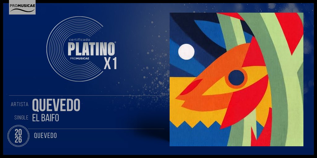 portaldemusica's tweet photo. 🎶  #DiscoDePlatino 💿 x1 para El BAIFO de @pedrodquevedo @ElvisCrespo https://t.co/Nuc5oIUIk5
