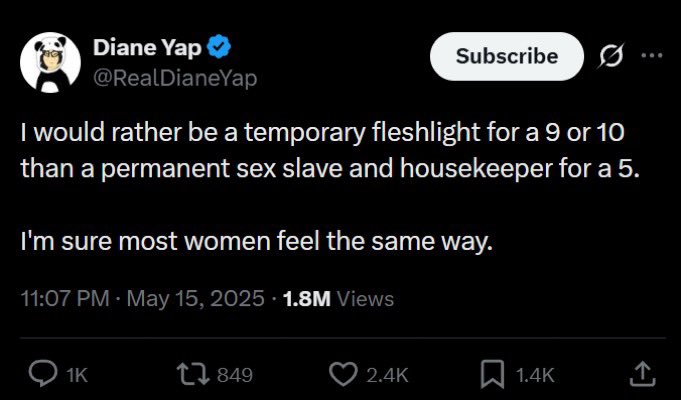 YetAnime's tweet photo. @RealDianeYap @bumbadum14 You literally admitted to being a sex object https://t.co/McmapMFOjP