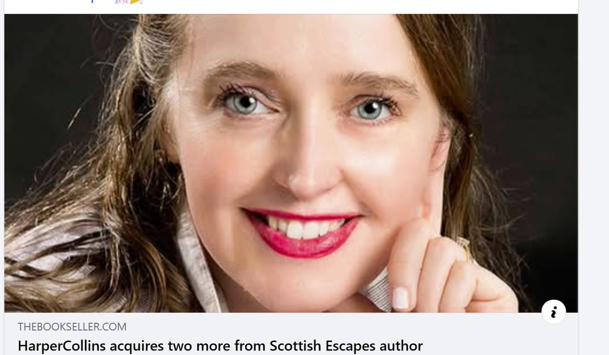 G13Julie's tweet photo. 🥳😍🎉Thrilled to share my brilliant news in @thebookseller  
HarperCollins acquires two more from Scottish Escapes author https://t.co/Vs7JXgI1gt @0neMoreChapter_ @HarperCollinsUK @RNAtweets #tuesnews #bookdeal #romance 🎉🎉🥳 https://t.co/kA7amczvNx