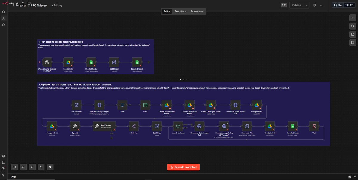 ElsayedMah72697's tweet photo. 🚀 I built an AI workflow that turns winning Facebook ads into fresh AI-generated creatives automatically. https://t.co/zyVM9Kp1bt