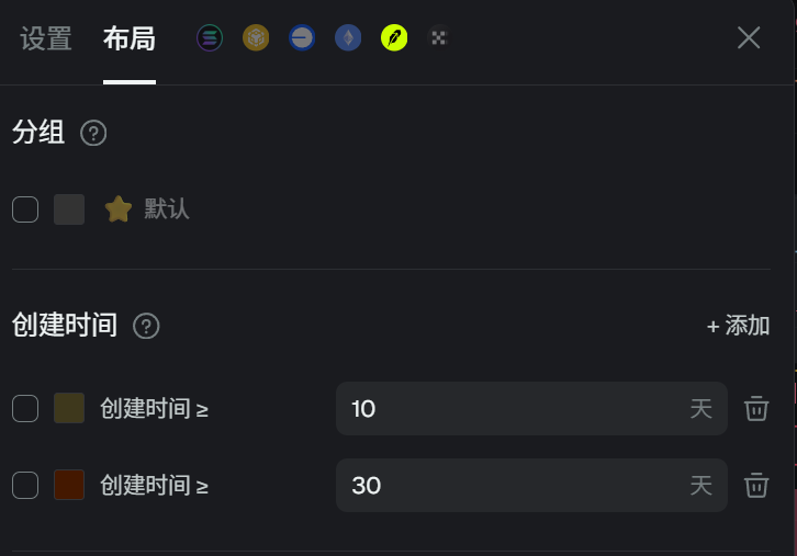 ChannelLoki's tweet photo. @haze0x @Paranimmitavsvt 鸡哥 追踪钱包分组颜色bug也修一下 robin这个分组颜色一改 bsc也跟着变 不能每个链区分颜色 https://t.co/iWt2C3nF6Z